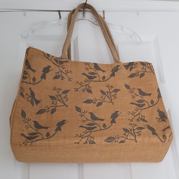 KAF Home Bird Print Market Tote Bag - Picture 7 of 7